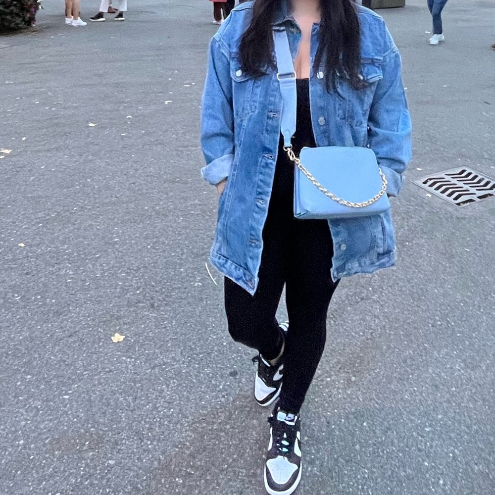 RESERVED- Baby blue cross body bag